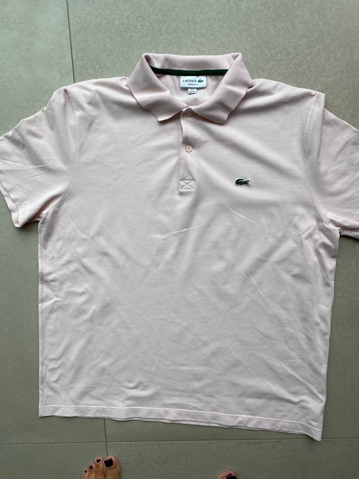 Lacoste polo roze mt 7 xxl, Ophalen of Verzenden, Zo goed als nieuw, Overige maten, Roze