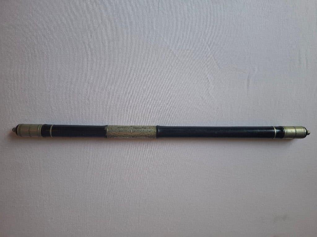 antieke dirigeerstok met inscriptie, Ophalen of Verzenden