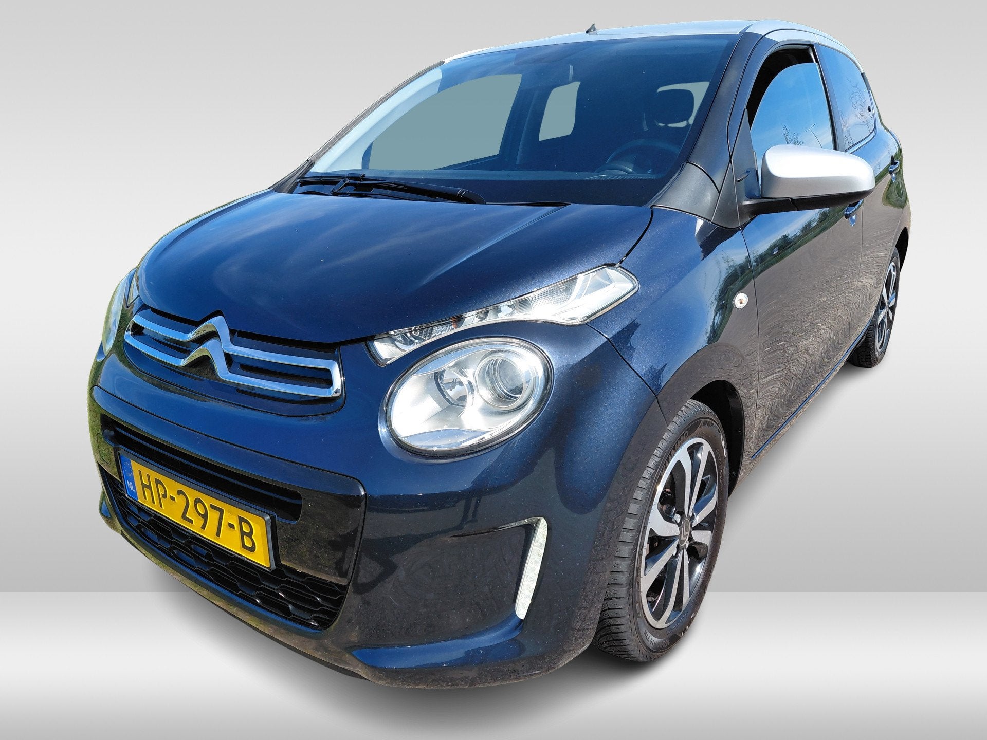 Citroën C1 1.0 e-VTi Shine*CLIMAT*CRUISE* (bj 2015), Voorwielaandrijving, Automatische klimaatregeling, Stof, Gebruikt