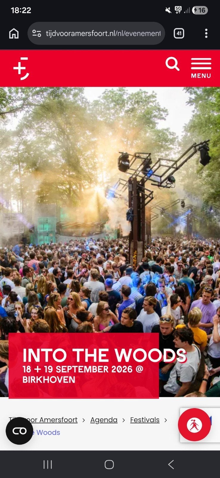 2 zaterdag kaarten into the woods 19 september, Twee personen