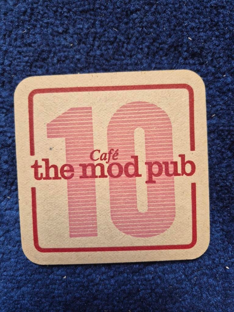 Vintage bierviltje Skol - Café The Mod Pub, Ophalen of Verzenden