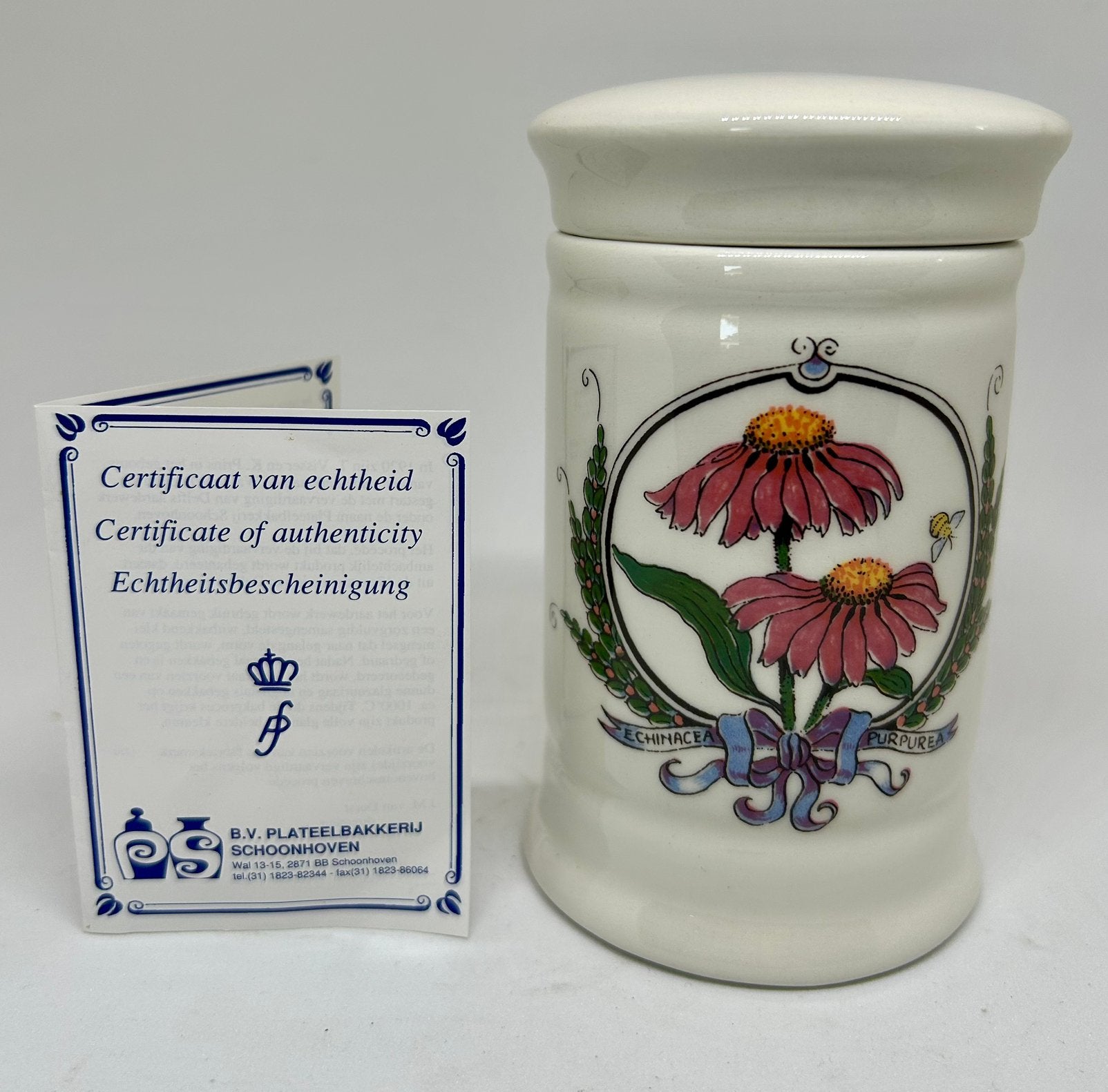 Plateelbakkerij Schoonhoven Holland - Apothekers pot, Antiek en Kunst, Ophalen of Verzenden
