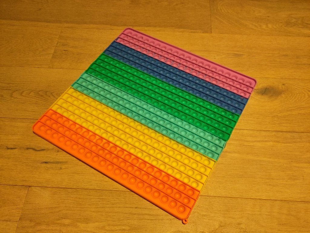 Grote regenboog Pop It Fidget Toy, Verzamelen, Speelgoed, Ophalen of Verzenden, Zo goed als nieuw