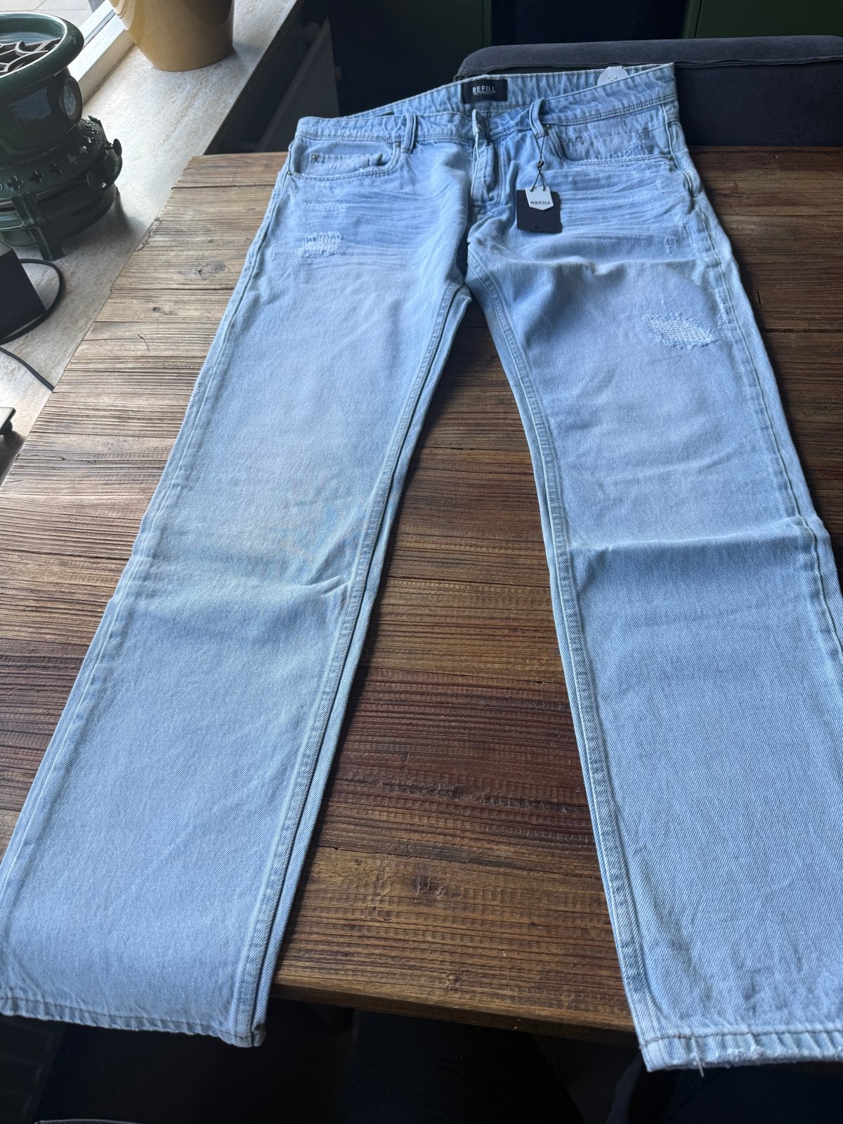 Refill Lucas Slim Ice 36 Jeans - Nieuw met kaartje, Ophalen of Verzenden, Nieuw, Blauw, W32 (confectie 46) of kleiner