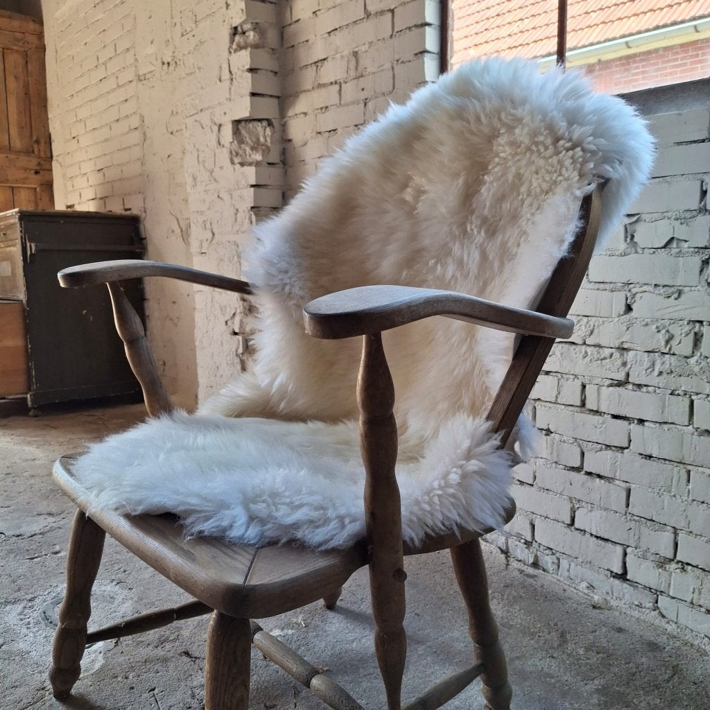 Witte Cremé schapenvacht - Echte vachten, Ophalen of Verzenden, Nieuw, Wild dier, Overige typen