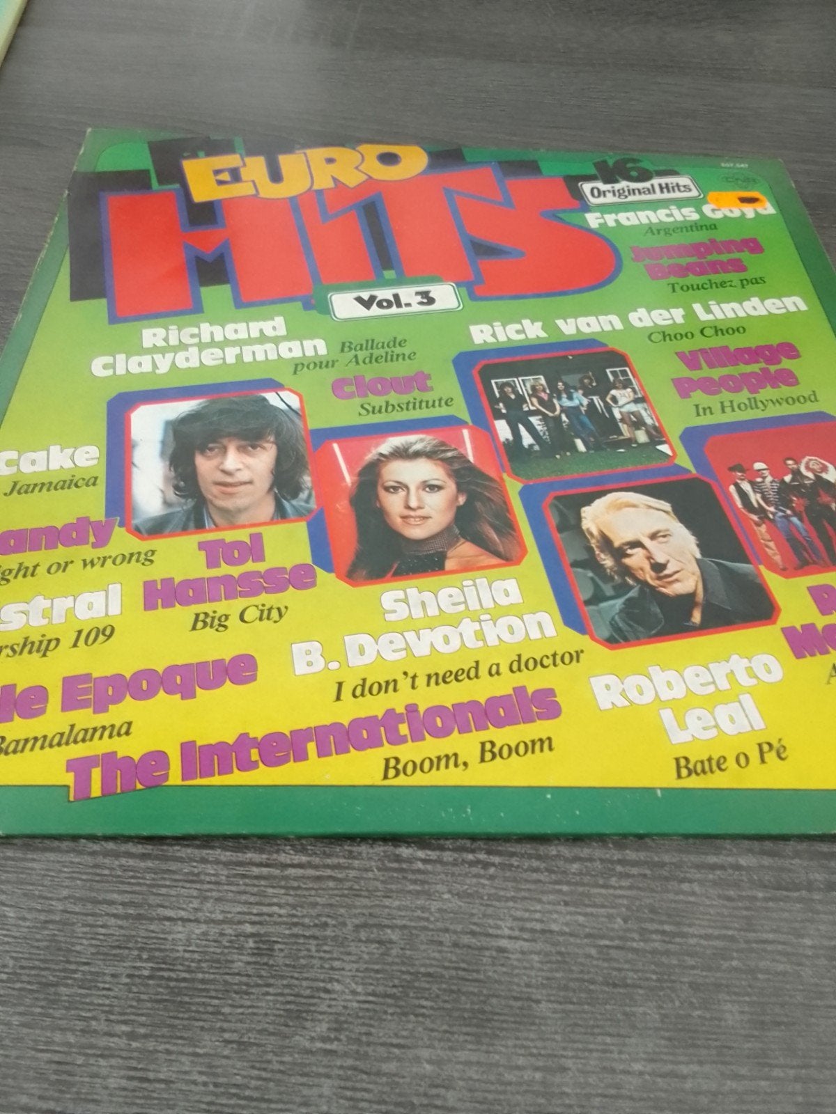 Euro Hits Vol. 3 LP - Diverse Artiesten, Cd's en Dvd's, Ophalen, Gebruikt, Pop, Verzamelalbum