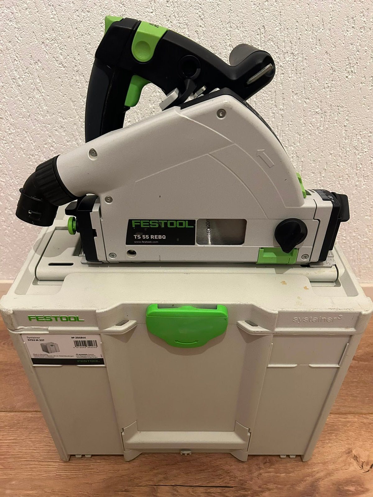 Festool TS 55 REBQ met FS 1400/2, Ophalen, Gebruikt, Invalzaag, 30 tot 70 mm