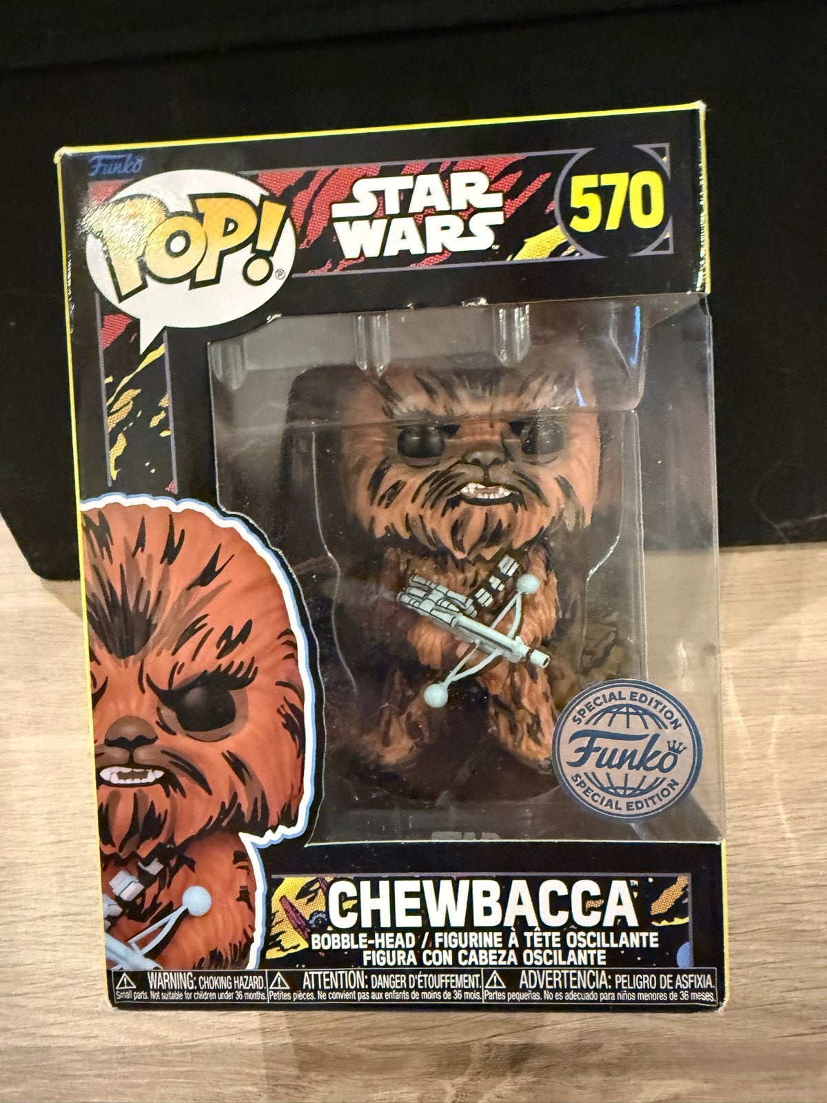 Funko Pop! Star Wars Chewbacca Special Edition #570, Kinderen en Baby's, Speelgoed | Actiefiguren, Ophalen, Nieuw