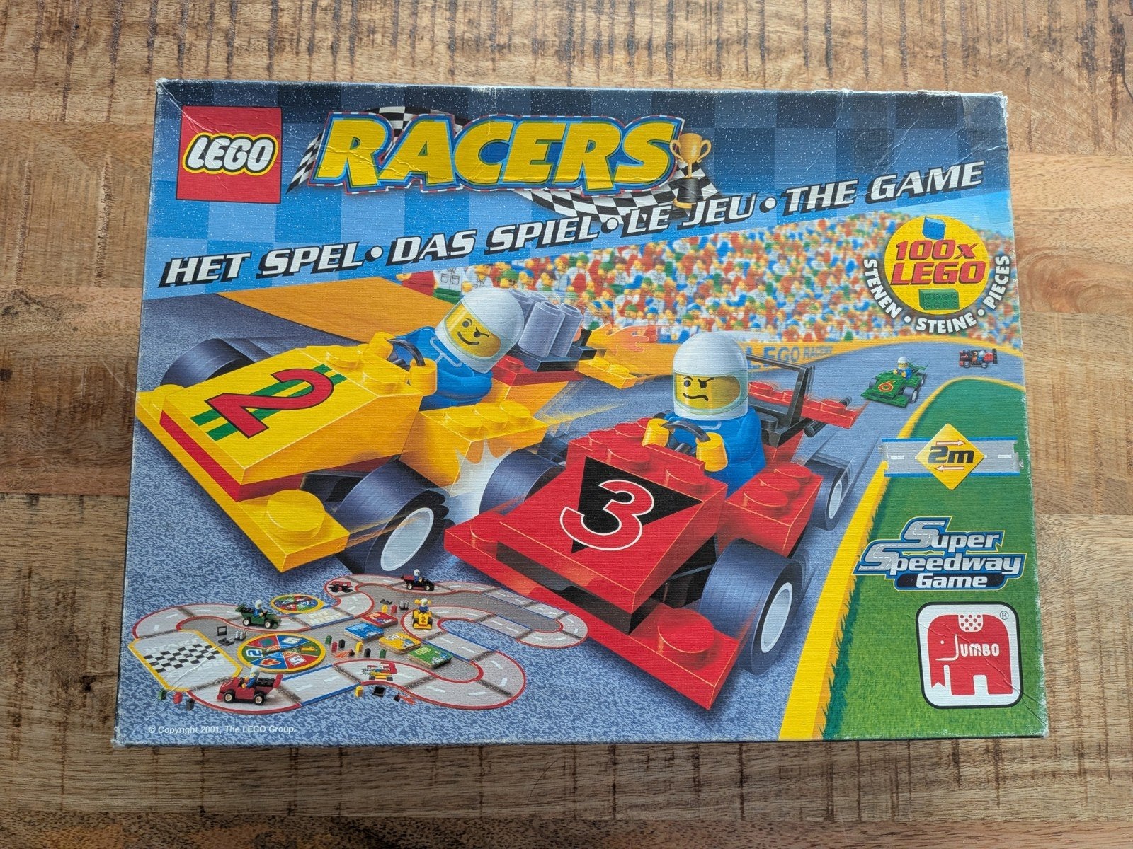 LEGO Racers: Het Spel - Super Speedway Game, Een of twee spelers, Ophalen of Verzenden, Gebruikt, Jumbo