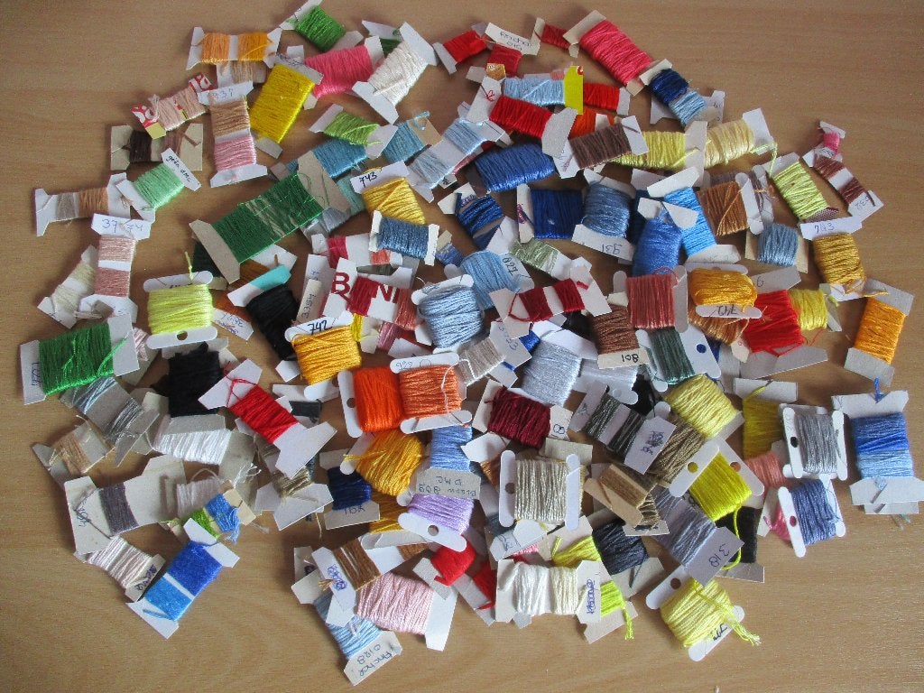 Borduurgaren, Ophalen of Verzenden, Zo goed als nieuw, Handborduren, Borduurgaren of Zijde
