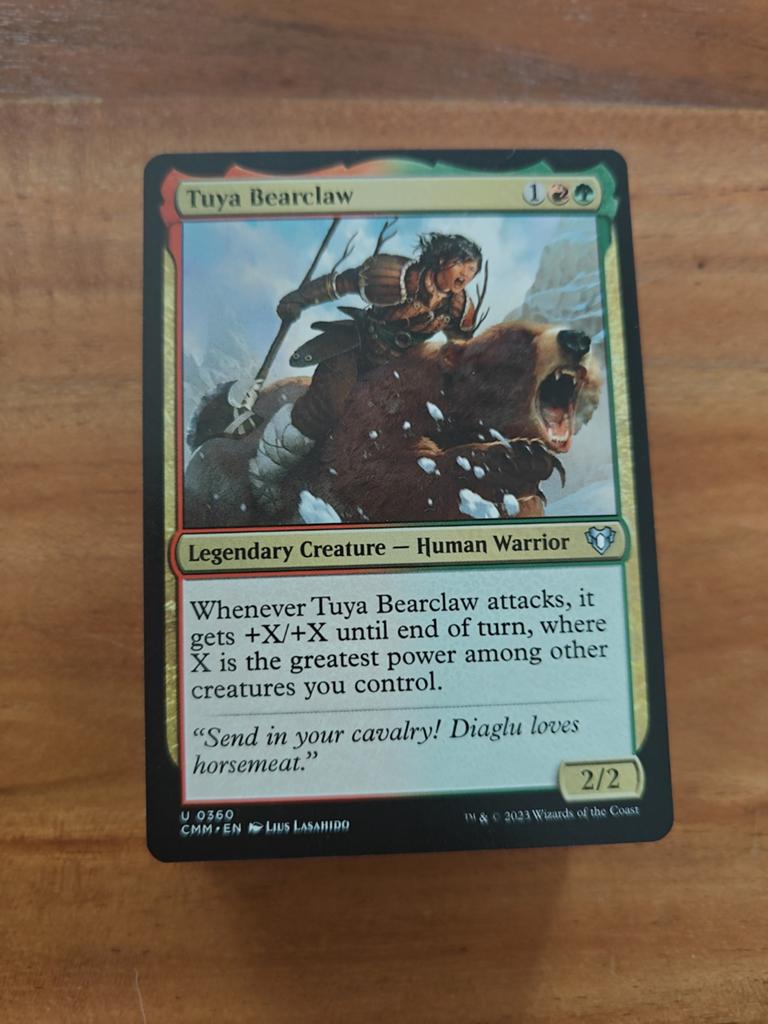 Tuya bearclaw legendary duel deck, Ophalen of Verzenden, Zo goed als nieuw, Speeldeck