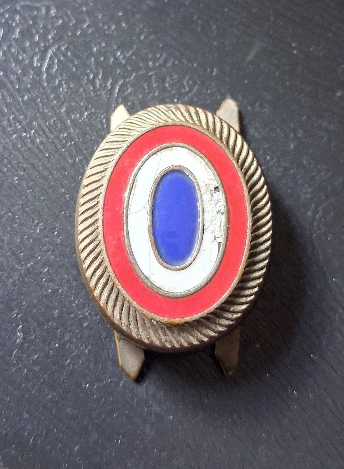 petembleem Schalkhaarpolitie NSB, Verzamelen, Militaria | Tweede Wereldoorlog, Ophalen of Verzenden, Overige soorten, Nederland