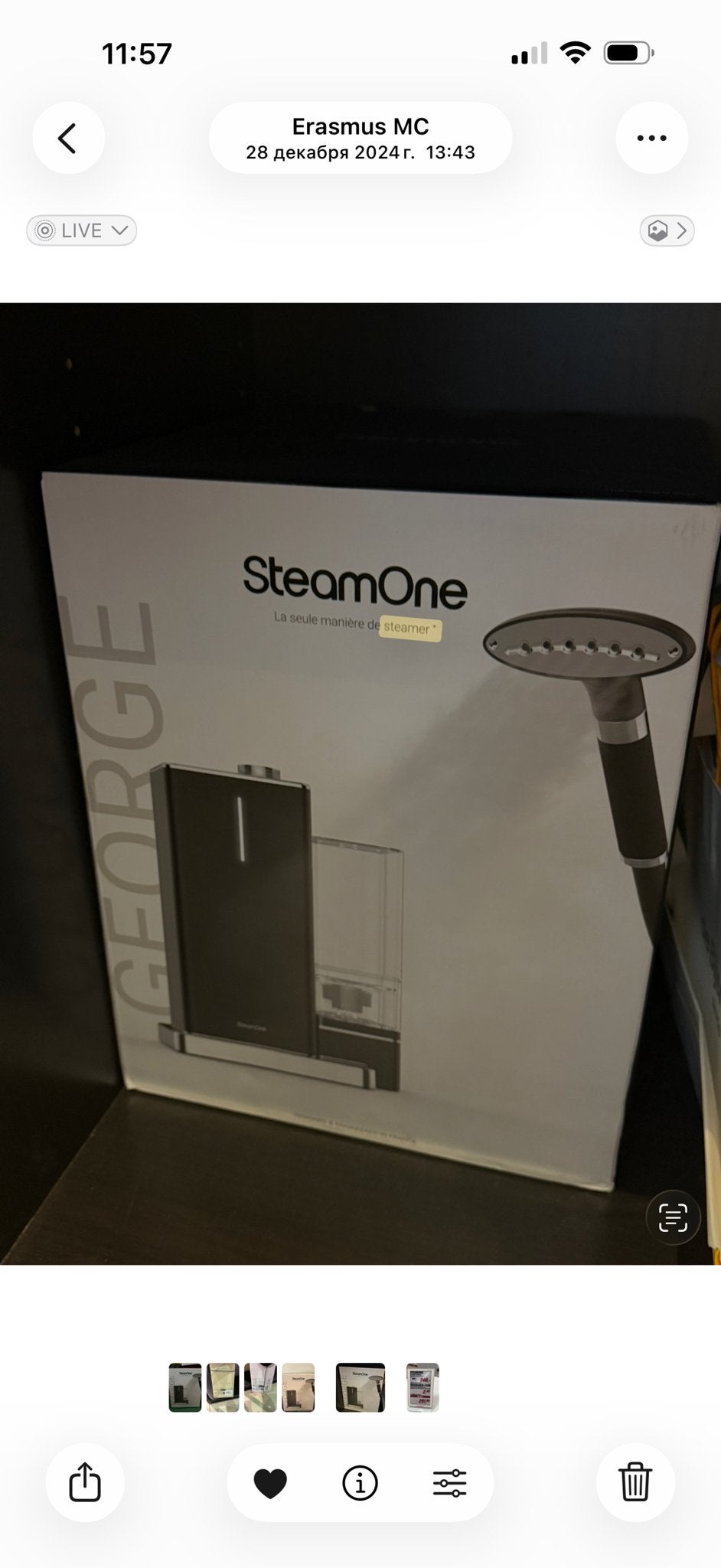 Nieuwe SteamOne George kledingstomer - Ongeopend!, Ophalen of Verzenden, Nieuw, Kledingstomer
