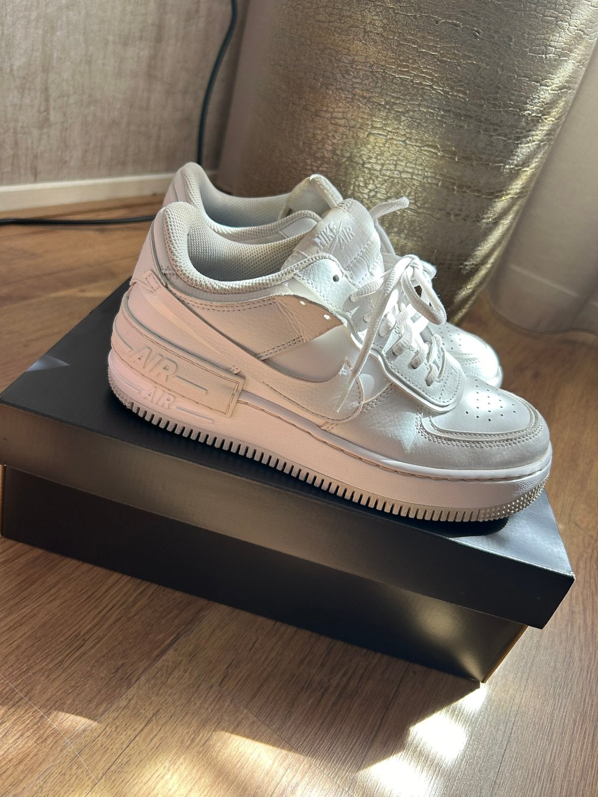 Nike air force 1 shadow, Ophalen of Verzenden, Zo goed als nieuw, Wit, Sneakers of Gympen