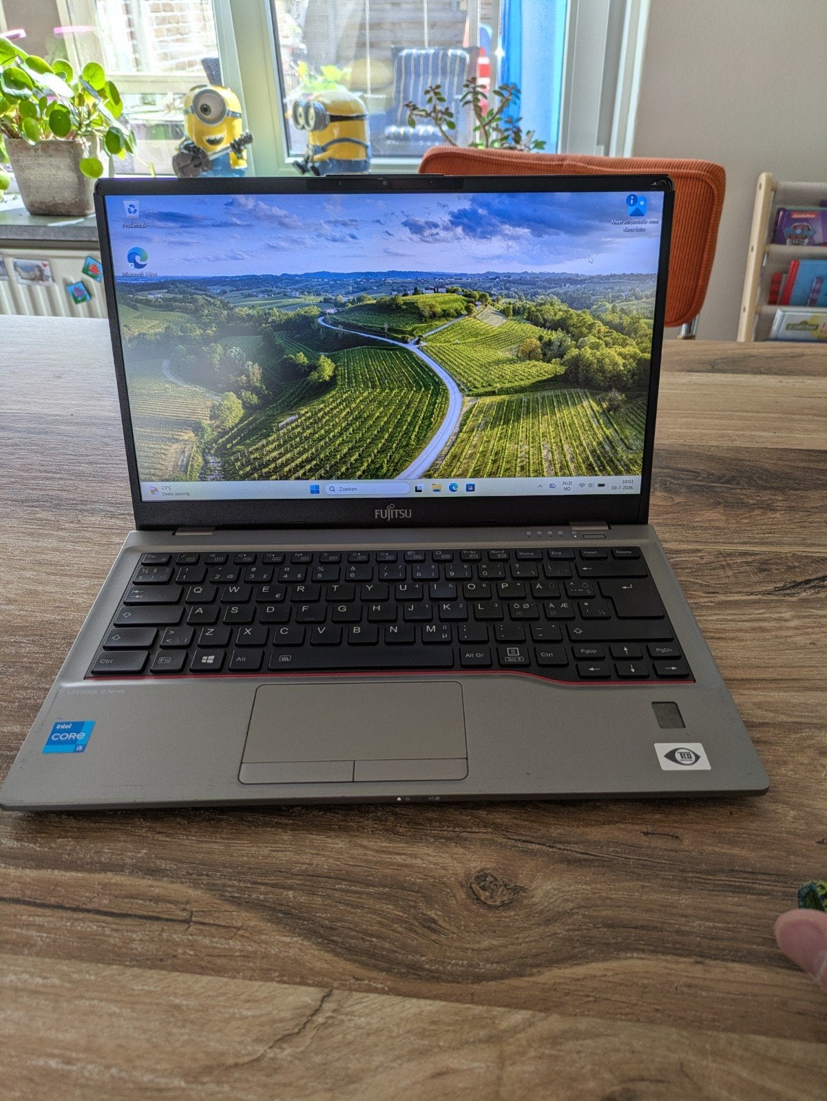Fujitsu Lifebook U7411 - i5-11th | 16GB+512GB | Touchscr, Gebruikt, 2 tot 3 Ghz, Qwerty, SSD