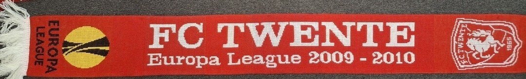 Fc Twente voetbal sjaal Europa League 2009-2010, Ophalen of Verzenden, Zo goed als nieuw, F.C. Twente, Vaantje of Sjaal