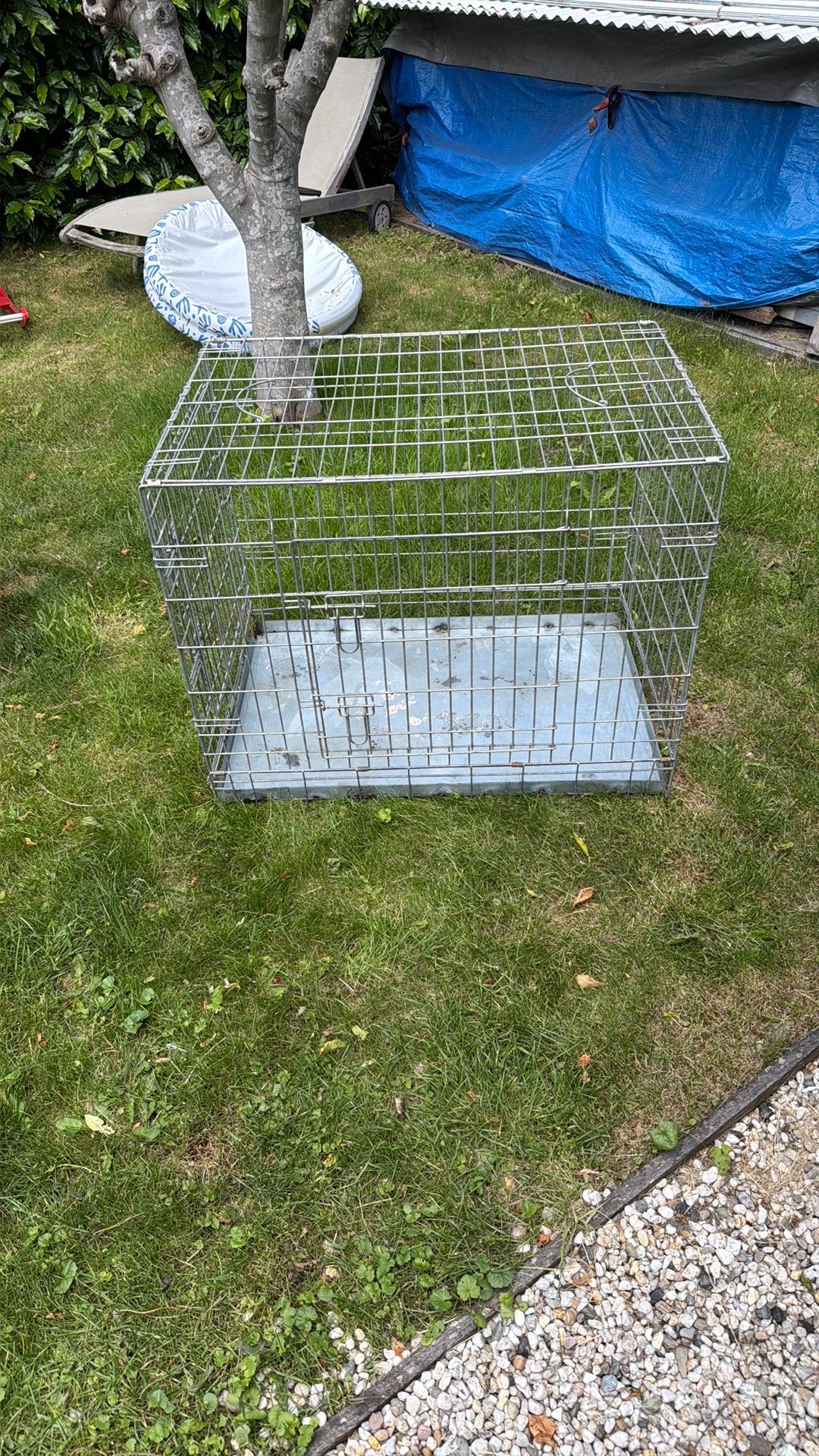 inklapbare bench, Dieren en Toebehoren, Hondenbenches, Ophalen, Gebruikt