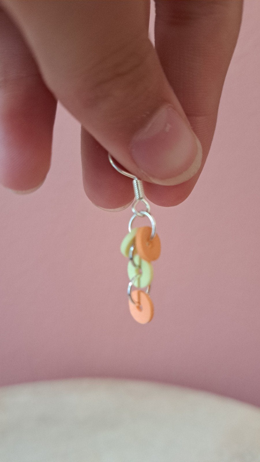leuke schattige geel/oranje oorbellen, Sieraden, Tassen en Uiterlijk, Oorbellen, Overige materialen, Hangers, Geel, Nieuw