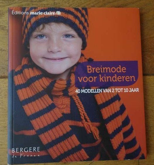 Breiboek breimode voor kinderen 2/10 jaar Bergere de France, Verzenden, Zo goed als nieuw, Breien, Patroon of Boek