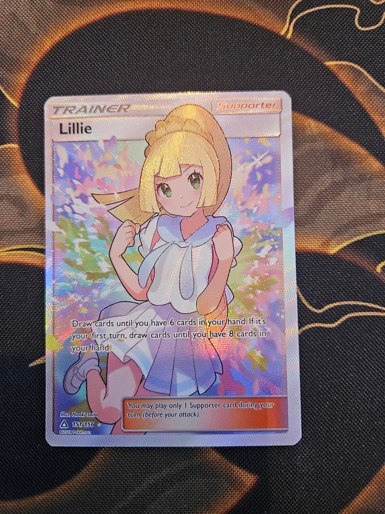 Pokémon Trainer kaarten Rosa, Lillie, Zinnia, Ophalen of Verzenden, Foil
