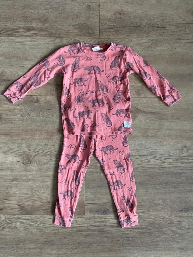 Feetje roze meiden pyjama maat 92 lange mouwen, Kinderen en Baby's, Nacht- of Onderkleding, Meisje, Ophalen of Verzenden, Zo goed als nieuw
