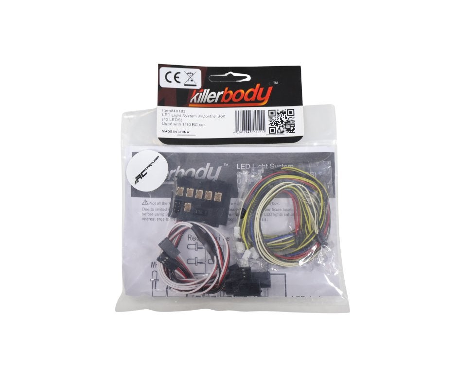 KILLERBODY LED LIGHT SYSTEM W/CONTROL BOX (12 LEDS)