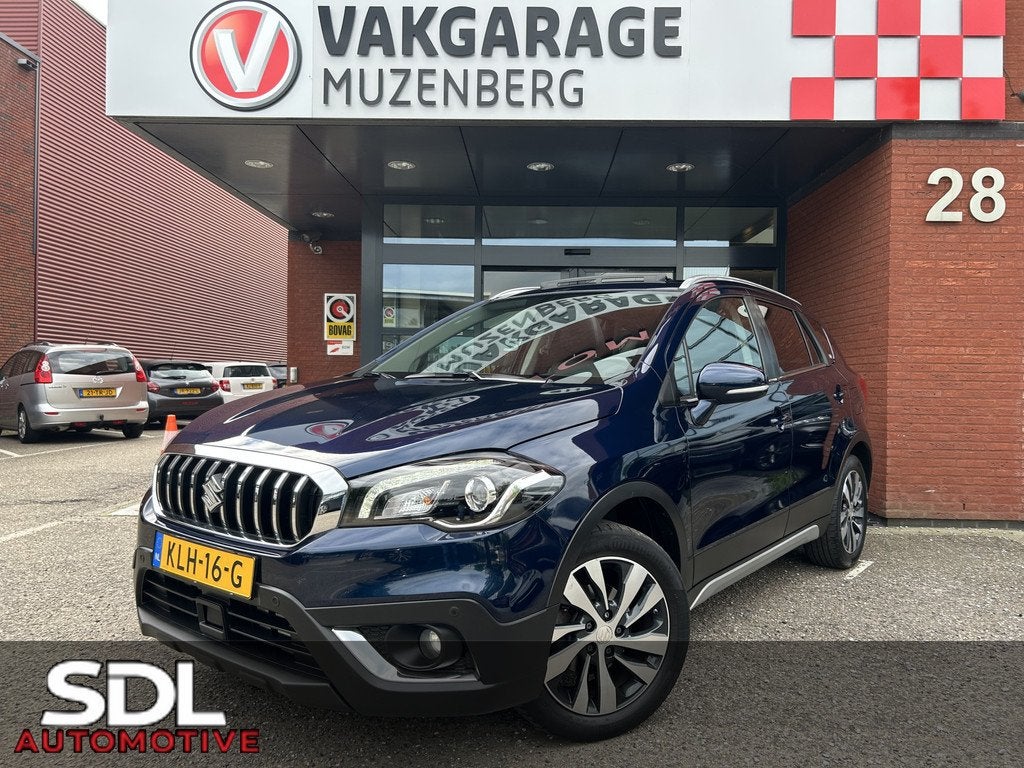 Suzuki S-Cross 1.4 Boosterjet Style Smart Hybrid // FULL LED, Auto's, Suzuki, Gebruikt, Zwart, 4 cilinders, Blauw