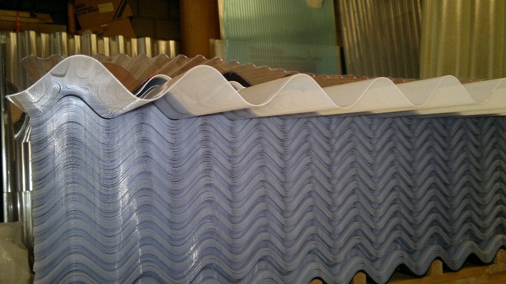 RESTANTPARTIJ uit FAILLISSEMENT 12X pvc golfplaten 200x95CM, Ophalen, Nieuw, Overige materialen, Minder dan 20 mm