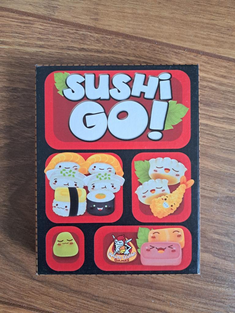Sushi Go! kaartspel, Hobby en Vrije tijd, Gezelschapsspellen | Kaartspellen, Vijf spelers of meer, Verzenden, Gebruikt, White Goblin Games