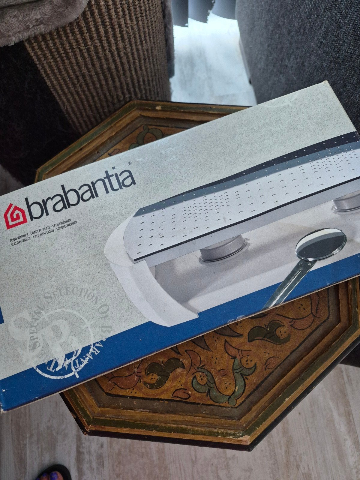 Warmhoudplaat Brabantia, Ophalen