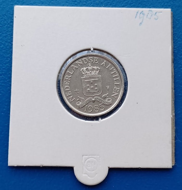 Nederlandse Antillen 25 cent 1985 - Beatrix FDC, Verzenden, Koningin Beatrix, 25 cent, Losse munt