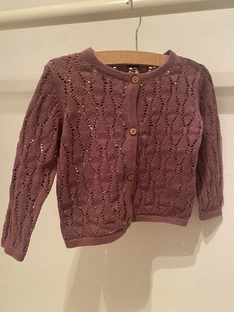Nieuw gebreid vestje met knoopjes voor baby/kind, Ophalen of Verzenden, Nieuw, Meisje