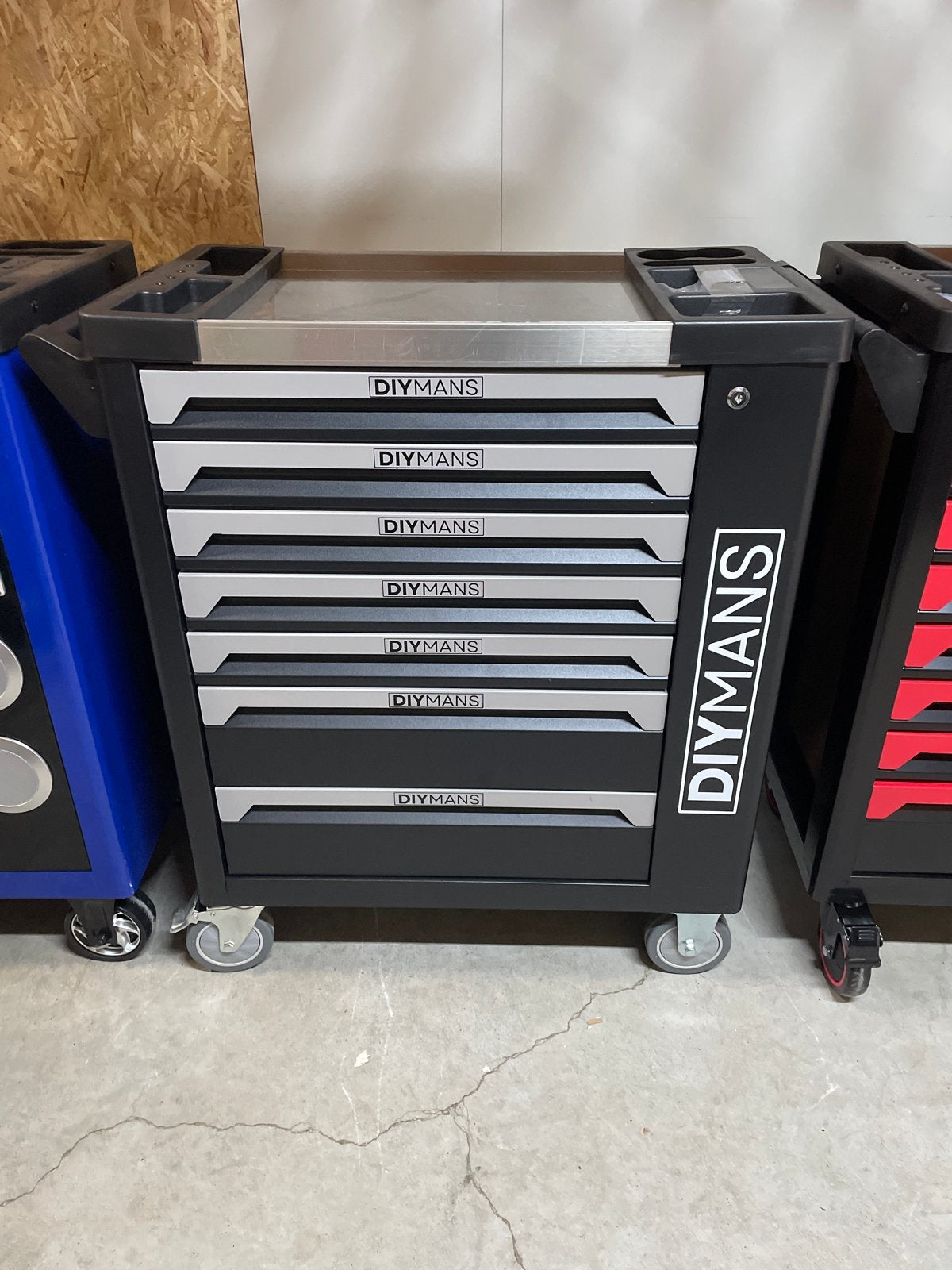 Gereedschapswagen met 6 gevulde laden - DIYMANS, Ophalen, Nieuw, Gereedschapsopslag, Overige merken