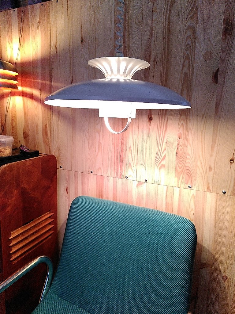 Mid Century hanglamp Scandinavisch Vitrika, Gebruikt, Mid Century, Scandinavisch, Space Age, Metaal, E27 (groot)
