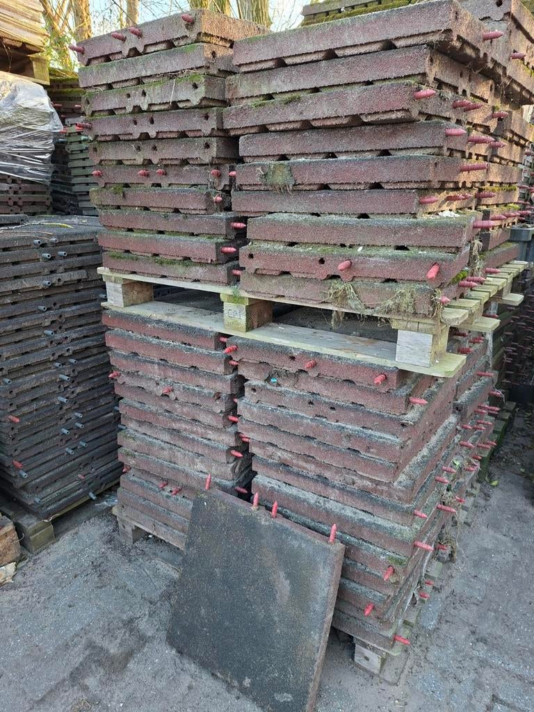 42 rubberen tegels 50x50x6.5 cm staltegels stalmatten, Dieren en Toebehoren, Stalling en Weidegang