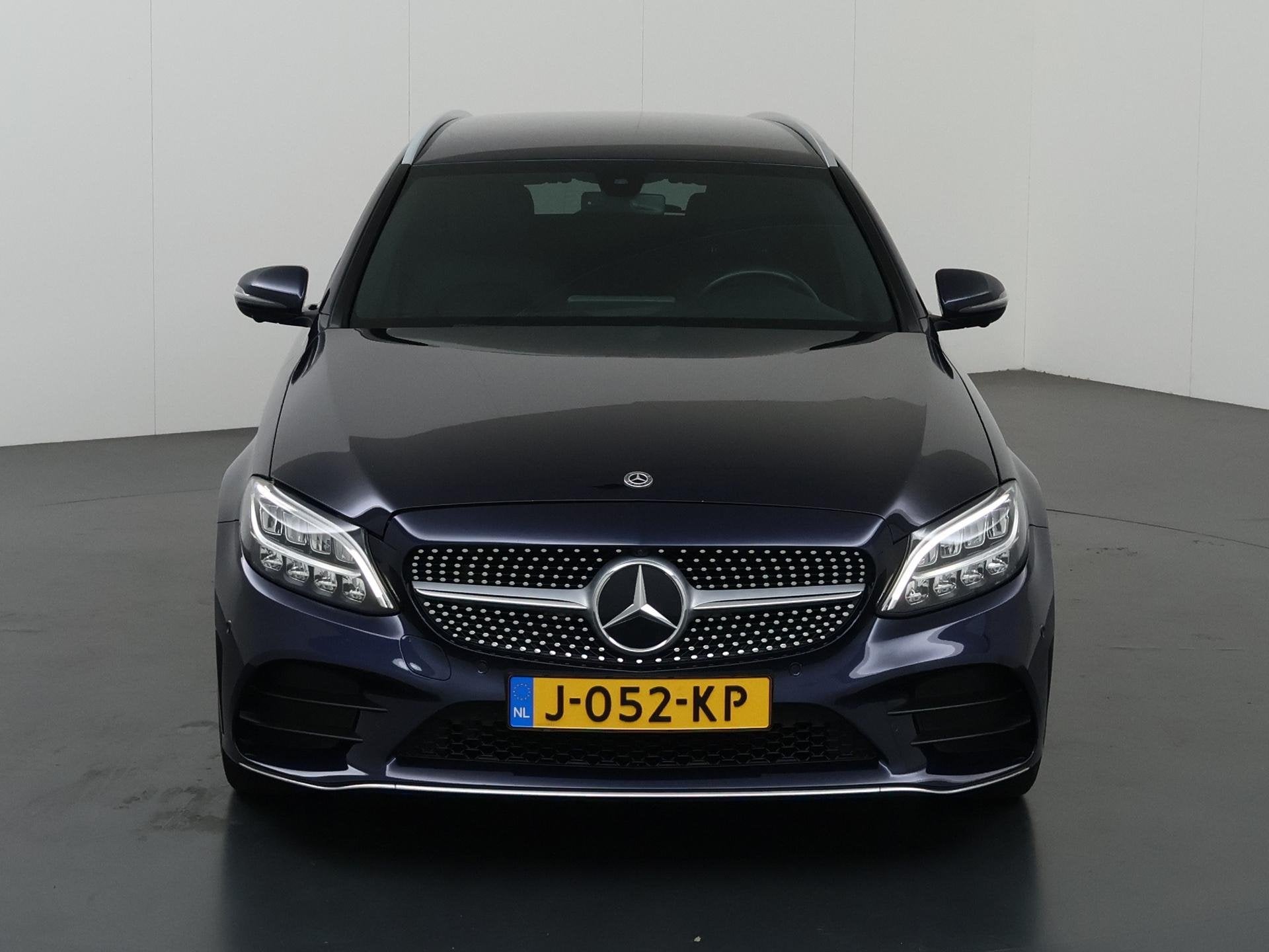 Mercedes-Benz C-klasse Estate 180 Business Solution AMG | Wi, Auto's, Automaat, Blauw, Leder en Stof, 750 kg