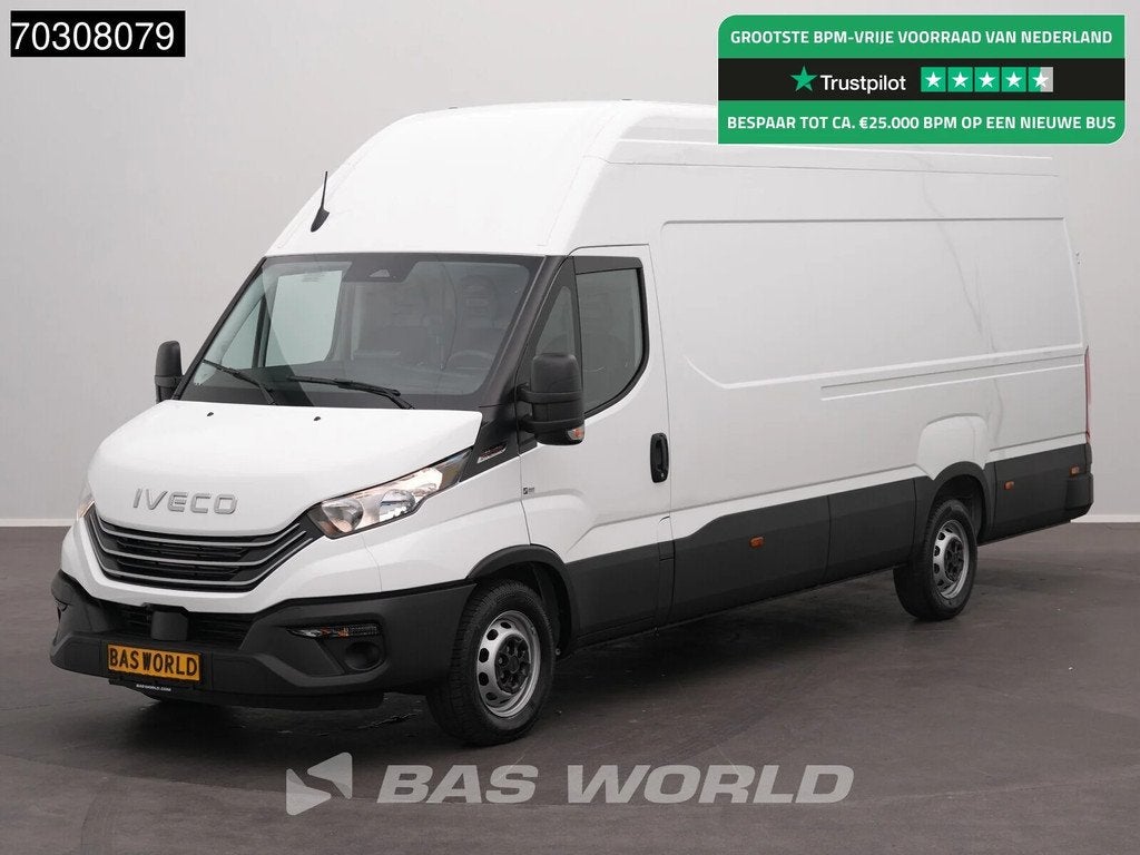 Iveco Daily 35S18 3.0L Automatic High Roof L4H3 180HP ACC Ai, Auto's, Automaat, Stof, Automatische klimaatregeling, Euro 6