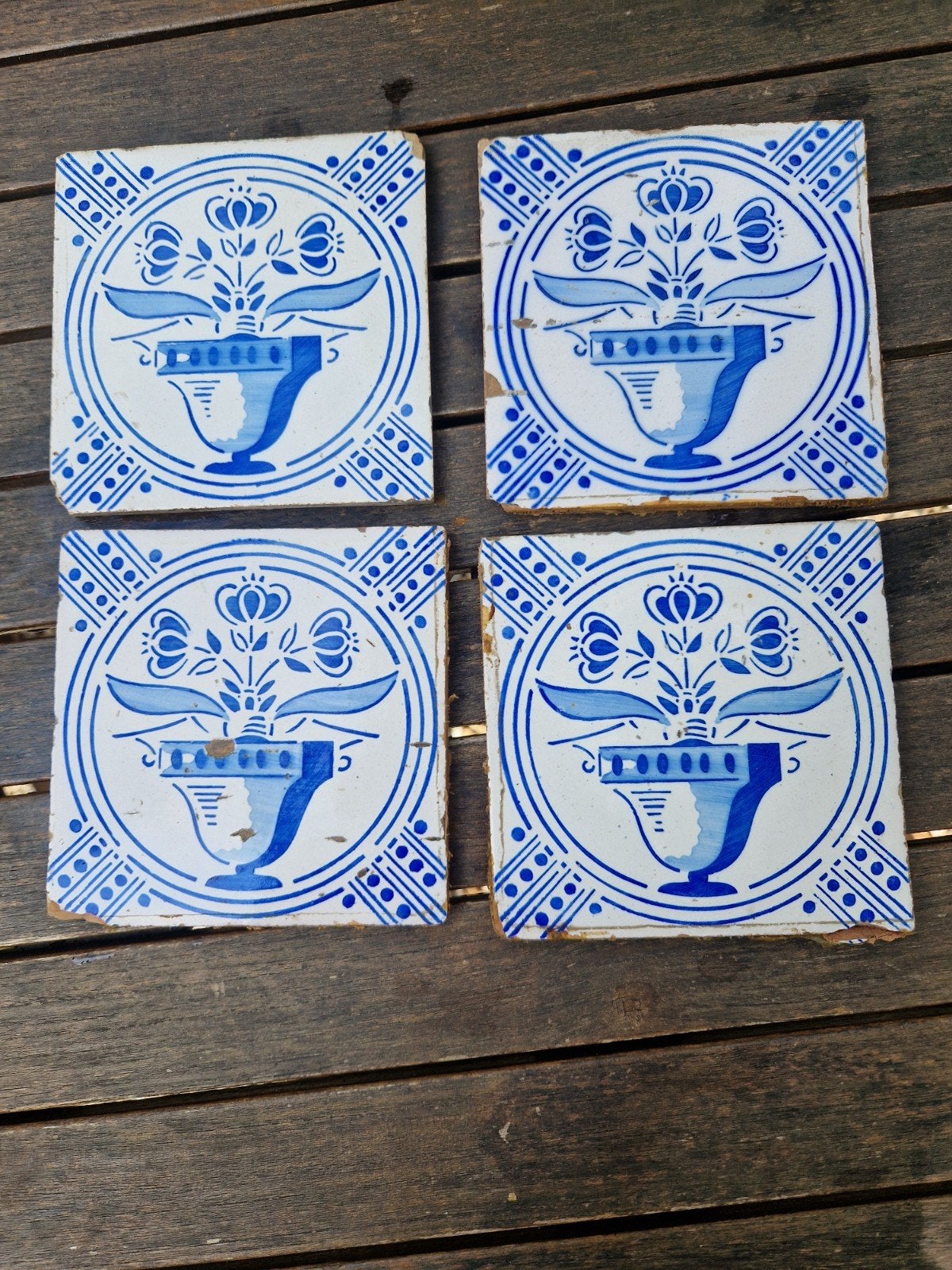 tegels, Ophalen