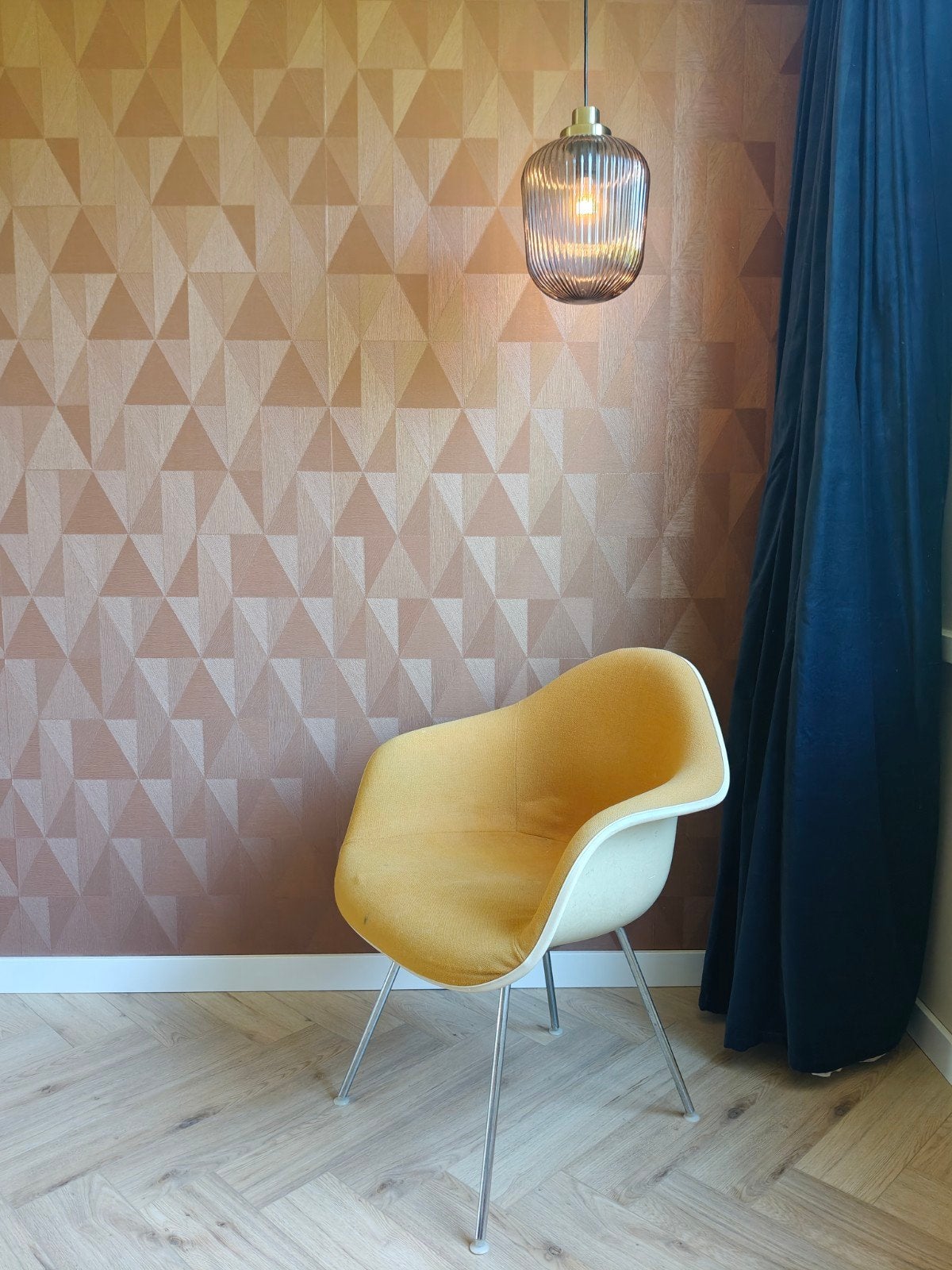 Vintage Herman Miller Eames DSS stoel - geel, Ophalen