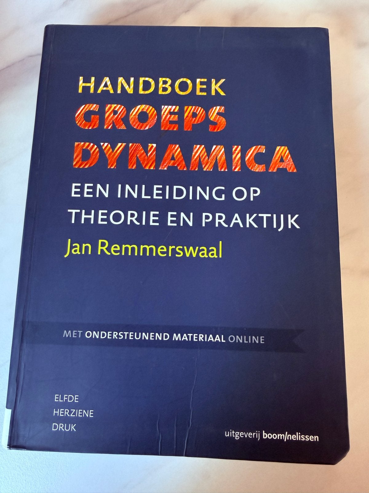 Handboek Groepsdynamica - Jan Remmerswaal (Elfde Druk), Boeken, Studieboeken en Cursussen, Ophalen of Verzenden, Gamma, Zo goed als nieuw