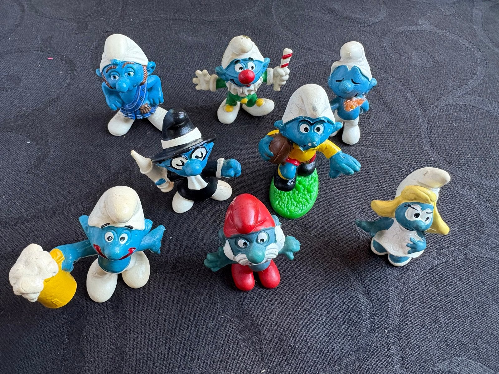 Grote collectie Smurfen beeldjes - diverse Smurfen, Verzamelen, Ophalen of Verzenden, Zo goed als nieuw, Verschillende Smurfen