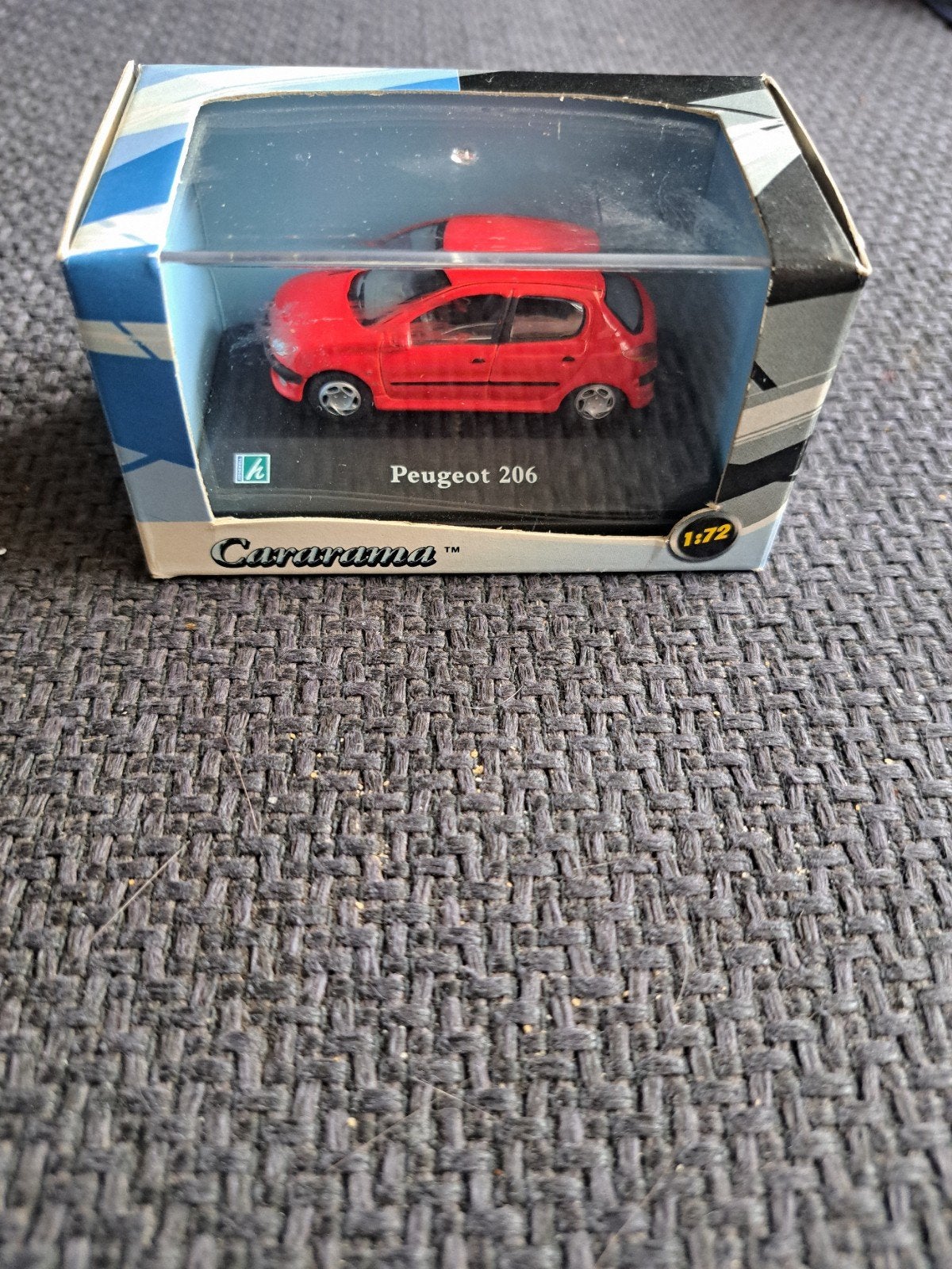 cararama model hongwell peugeot 206 1:72, Hobby en Vrije tijd, Modelauto's | Overige schalen, Auto, Ophalen of Verzenden, Zo goed als nieuw