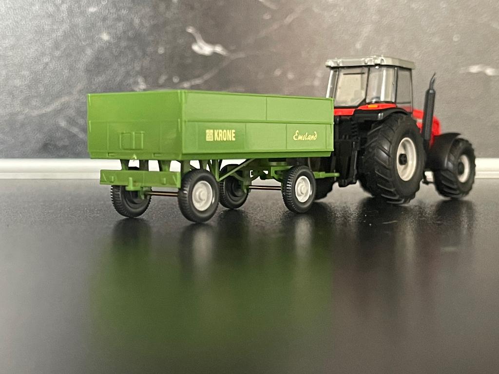 Agri-2872: KRONE Emsland lage schamel aanhanger [1], Ophalen of Verzenden, Nieuw, Hijskraan, Tractor of Landbouw, Wiking