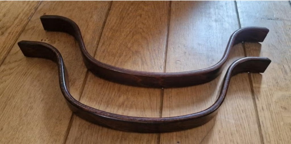Stokke Tripp Trapp beugel donkerbruin, Kinderen en Baby's, Kinderstoelen, Ophalen of Verzenden, Gebruikt, Meegroeistoel