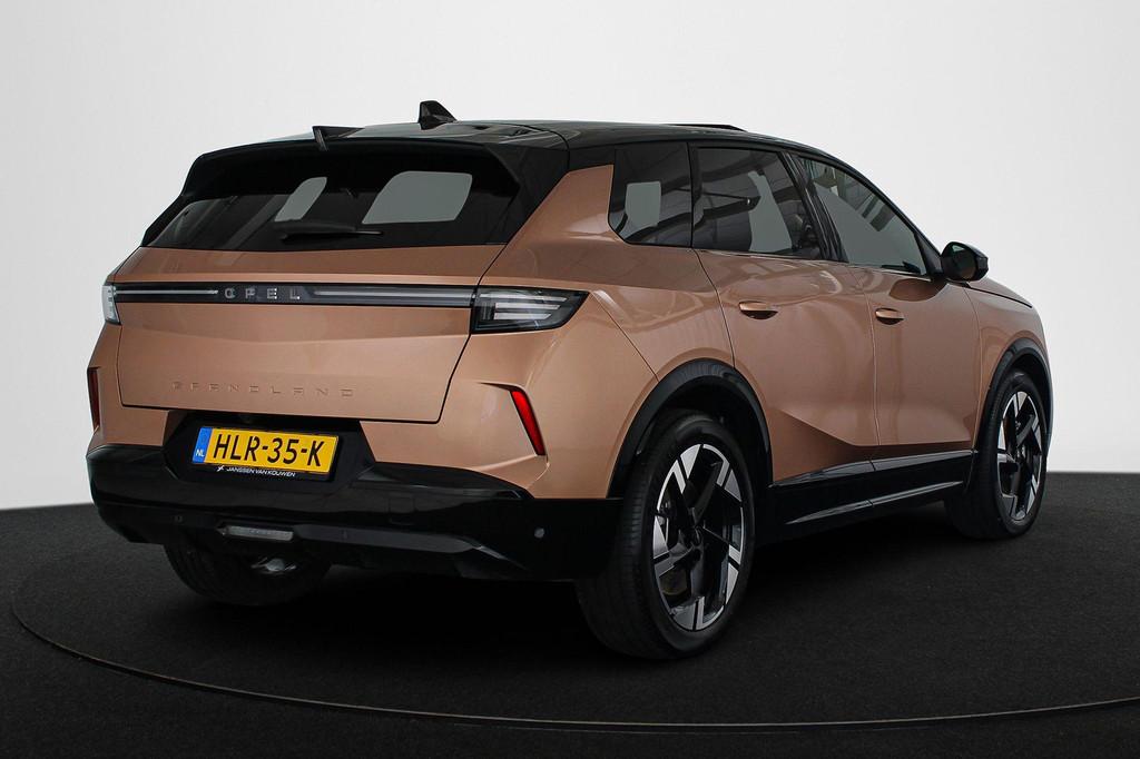 Opel Grandland Electric GS 73 kWh Panoramadak Head-Up Stoelv, Auto's, Opel, Stof, Gebruikt, 213 pk, Bruin