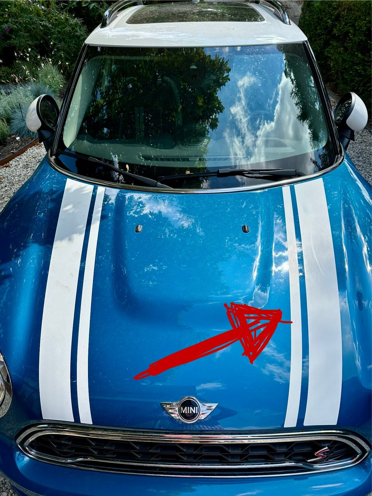 Mini Cooper Motorkap Zierstreifen Links (51147438493), Auto-onderdelen, Carrosserie en Plaatwerk, Ophalen, Voor, Nieuw, Mini