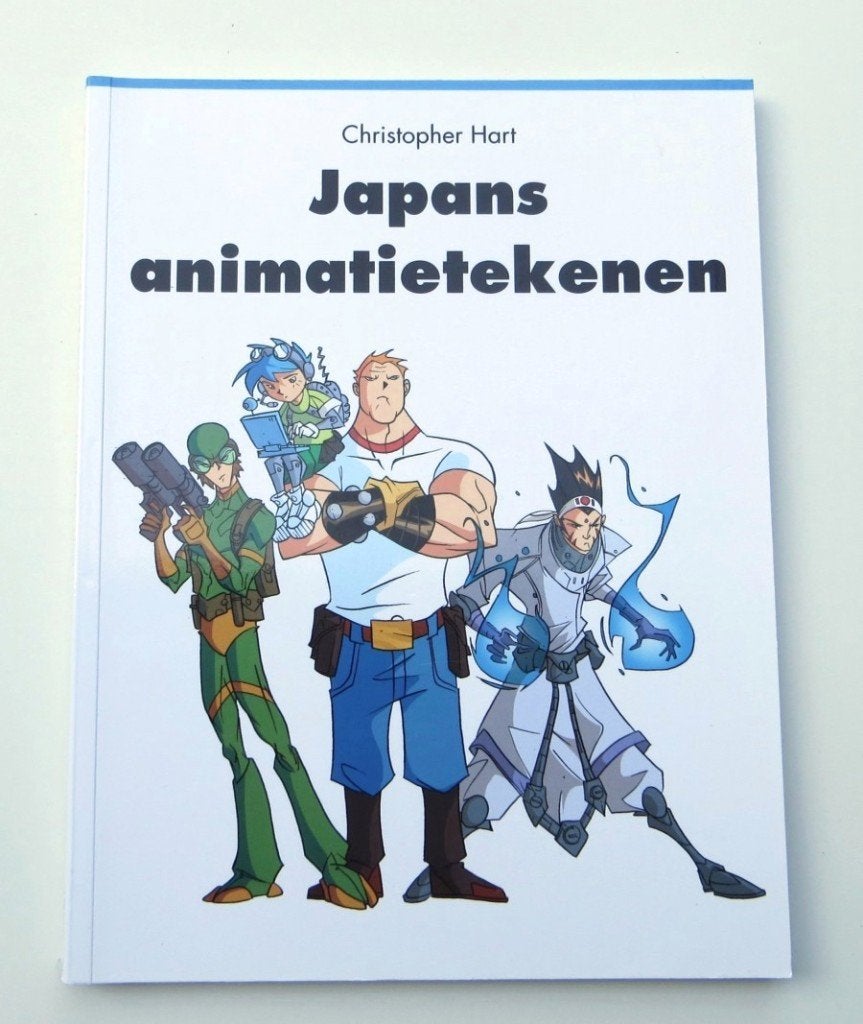 Tekenboek M4413: C. Hart - Japans animatietekenen 15+, Ophalen of Verzenden, Zo goed als nieuw, Tekenen en Schilderen, Geschikt voor kinderen