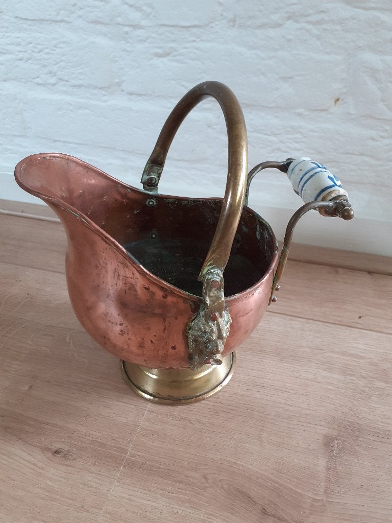 koperen mini - helmkit, Antiek en Kunst, Antiek | Koper en Brons, Ophalen, Koper