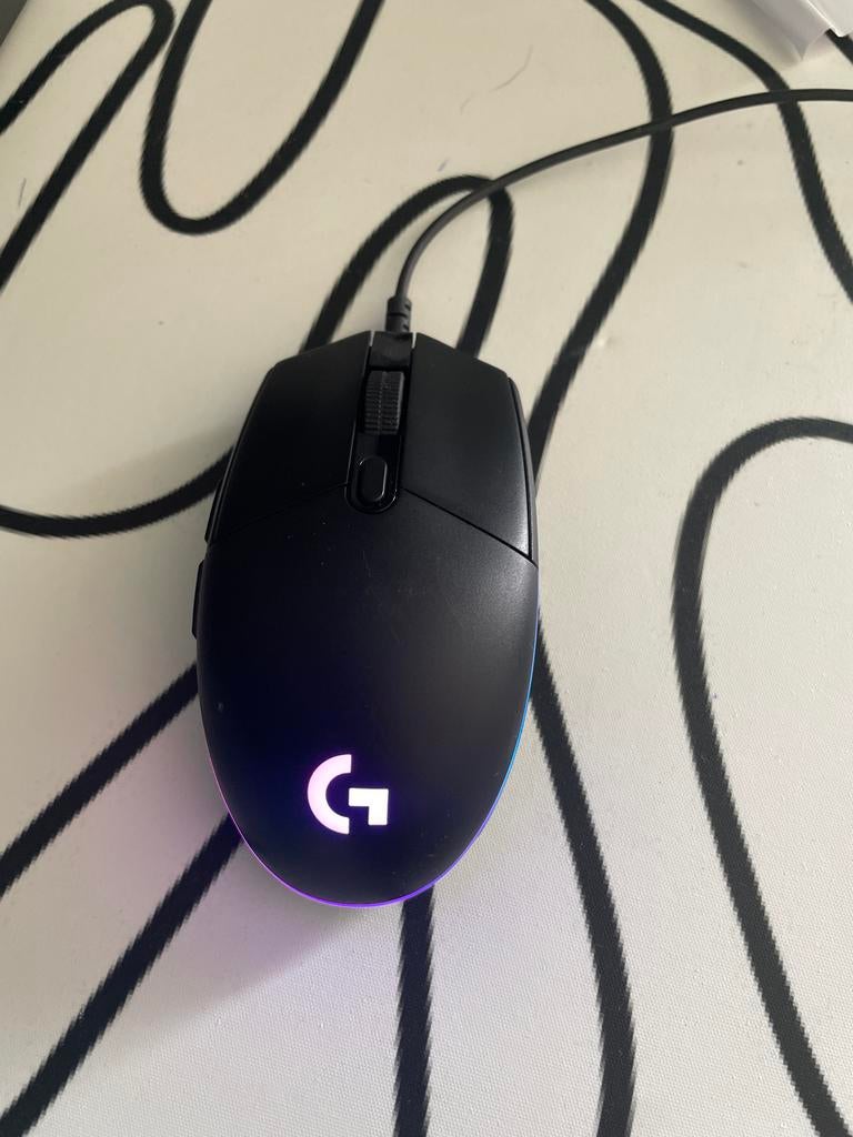 Logitech G203 LIGHTSYNC Gaming Muis - Bedraad, RGB, Computers en Software, Muizen, Rechtshandig, Muis, Gaming muis, Ophalen of Verzenden