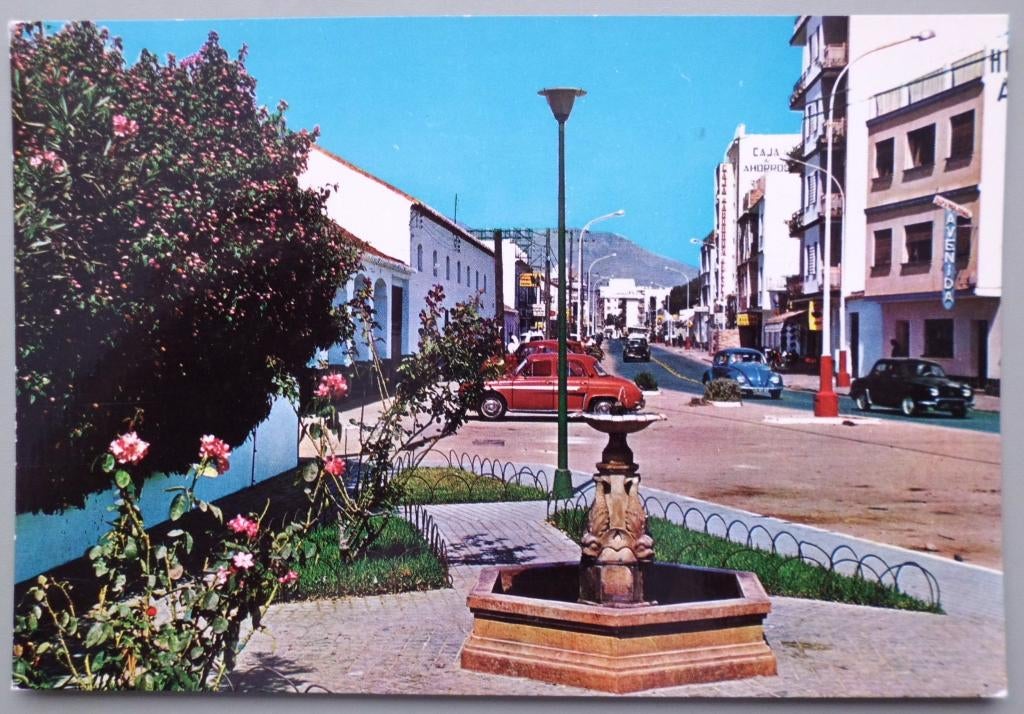 Fuengirola - Spanje - oude autos - Renault VW, Ophalen of Verzenden, 1960 tot 1980, Gelopen, Spanje